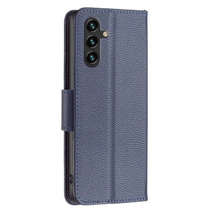 For Samsung Galaxy A15 4G Case Litchi Texture PU Leather Wallet Cell Phone Cover