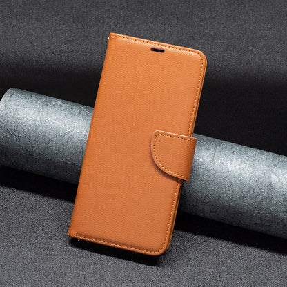 For Samsung Galaxy A15 4G Case Litchi Texture PU Leather Wallet Cell Phone Cover