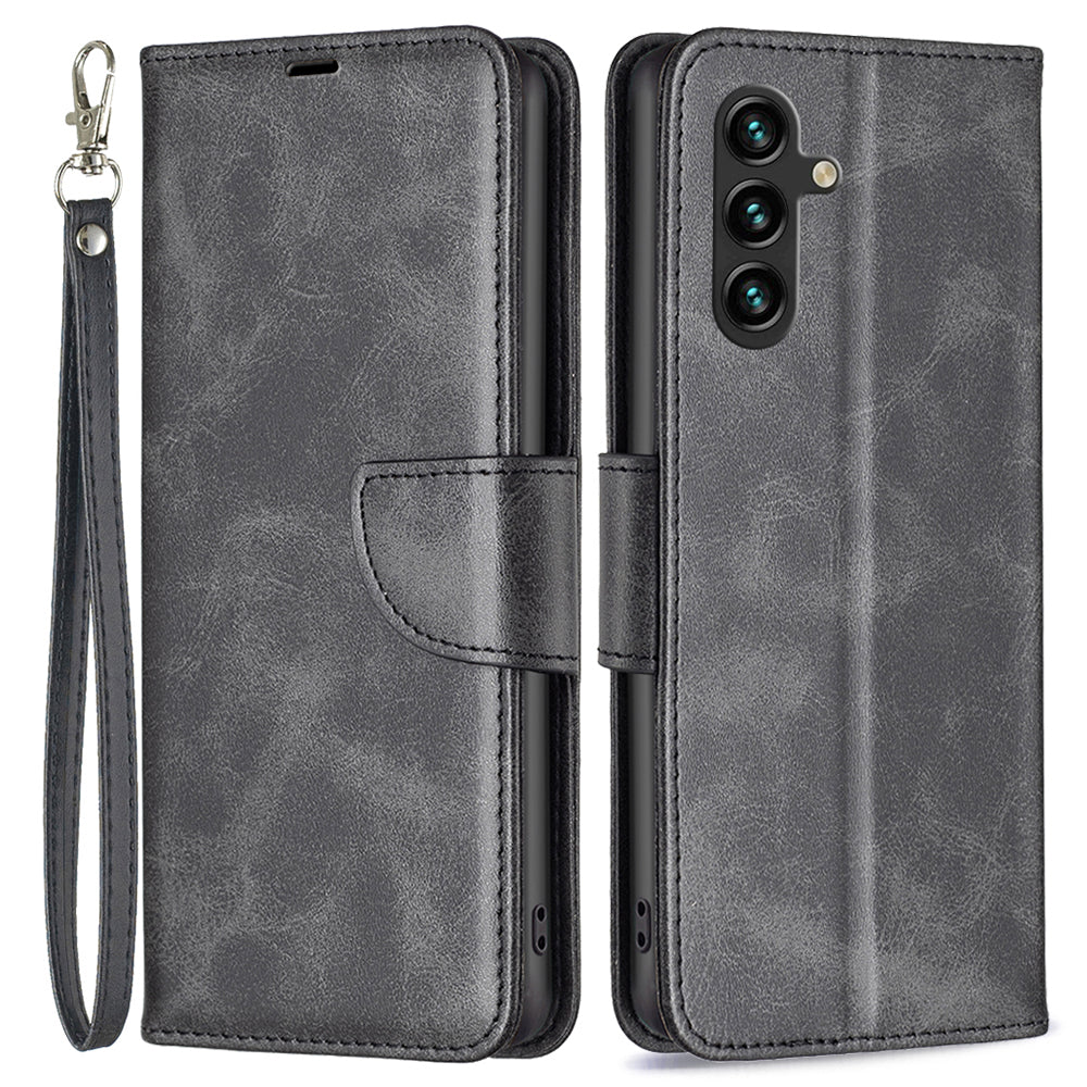 For Samsung Galaxy A15 4G Case Stand Wallet Textured PU Leather Cell Phone Cover