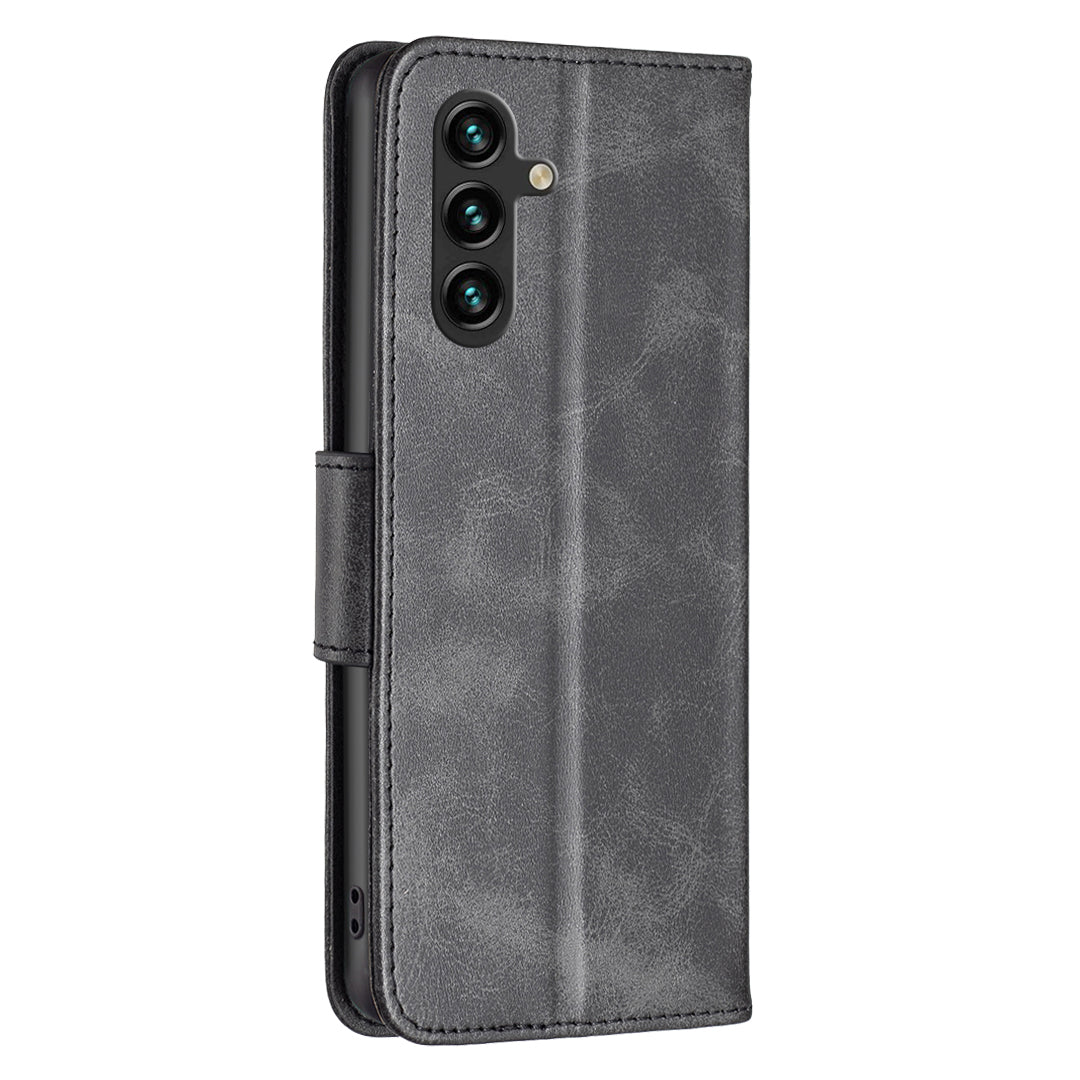 For Samsung Galaxy A15 4G Case Stand Wallet Textured PU Leather Cell Phone Cover