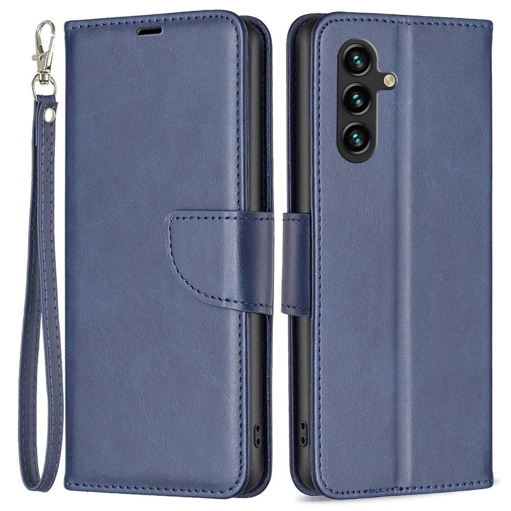For Samsung Galaxy A15 4G Case Stand Wallet Textured PU Leather Cell Phone Cover
