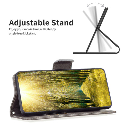 For Samsung Galaxy A15 4G Case Stand Wallet Textured PU Leather Cell Phone Cover