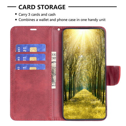 For Samsung Galaxy A15 4G Case Stand Wallet Textured PU Leather Cell Phone Cover