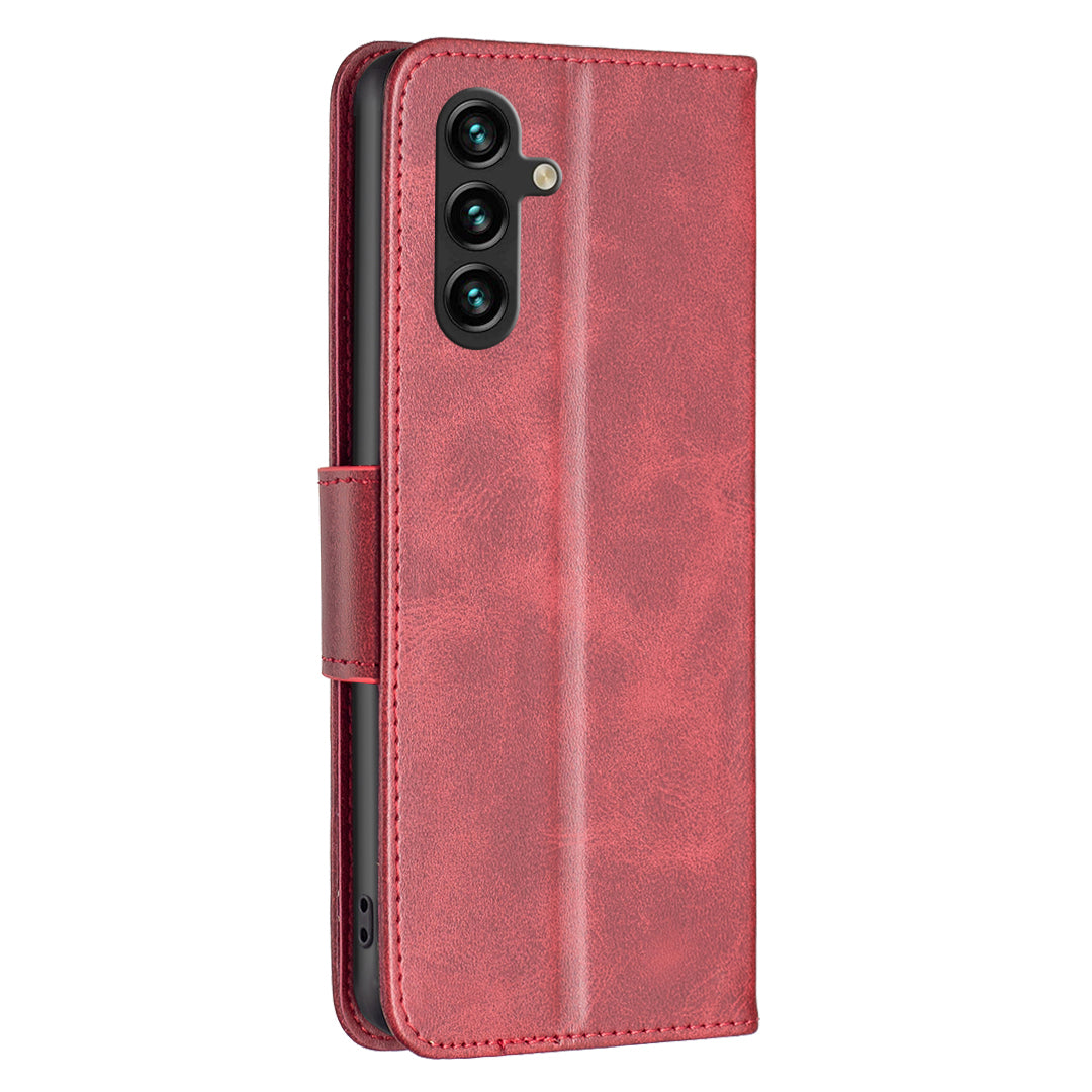 For Samsung Galaxy A15 4G Case Stand Wallet Textured PU Leather Cell Phone Cover