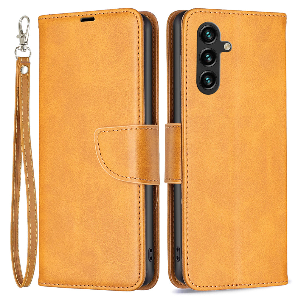 For Samsung Galaxy A15 4G Case Stand Wallet Textured PU Leather Cell Phone Cover