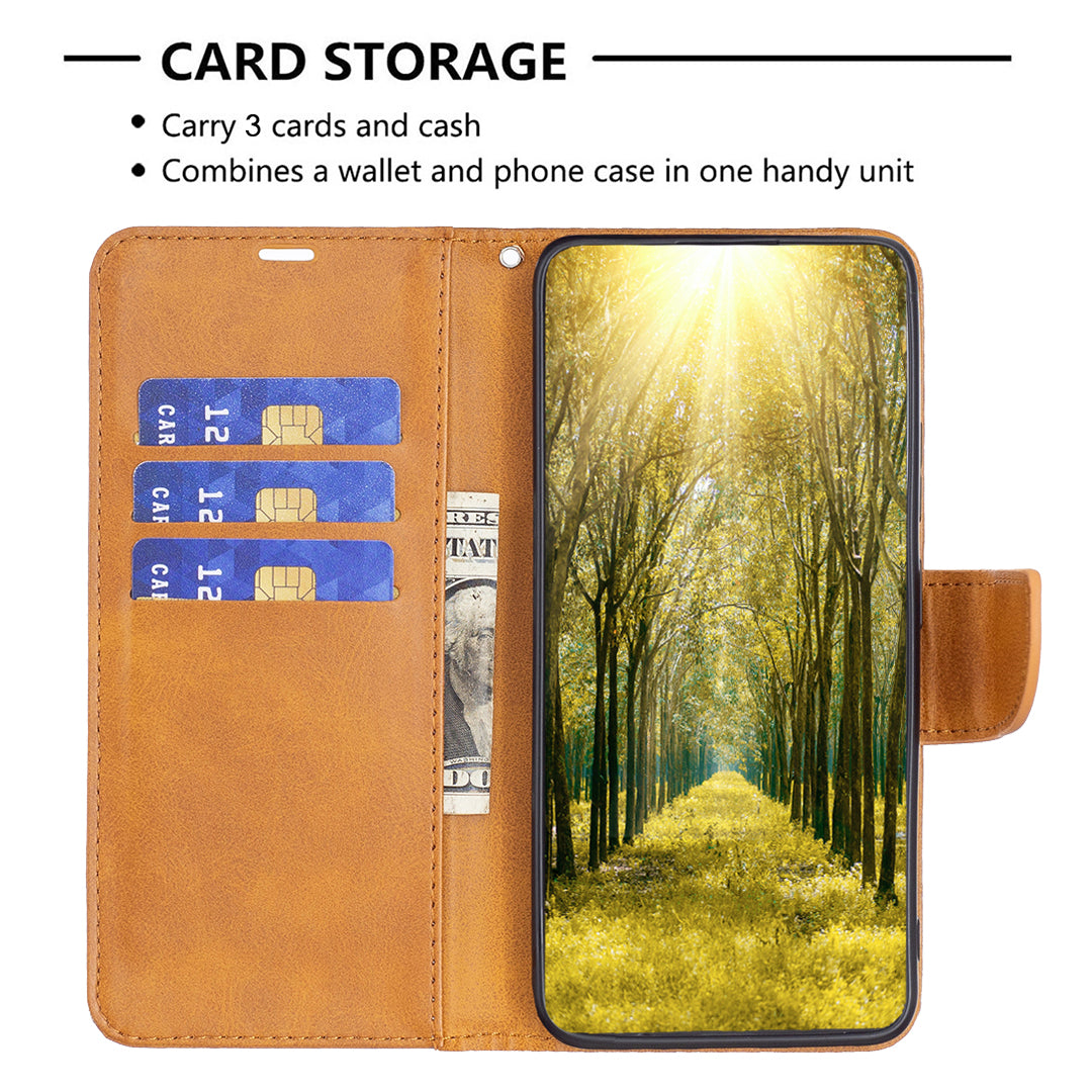 For Samsung Galaxy A15 4G Case Stand Wallet Textured PU Leather Cell Phone Cover