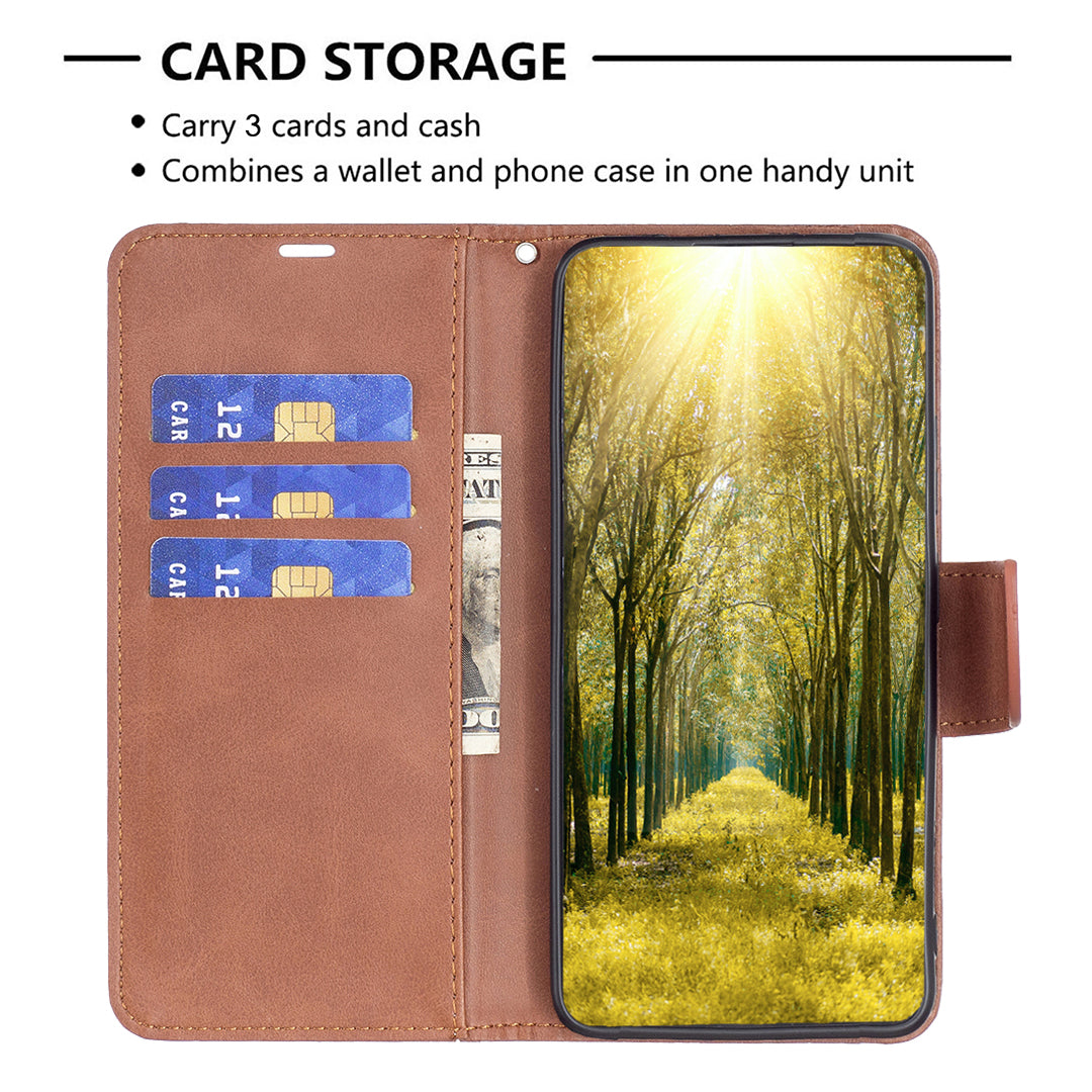 For Samsung Galaxy A15 4G Case Stand Wallet Textured PU Leather Cell Phone Cover