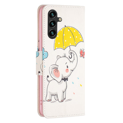 For Samsung Galaxy A15 4G Case Wallet PU Leather Pattern Printing Phone Cover