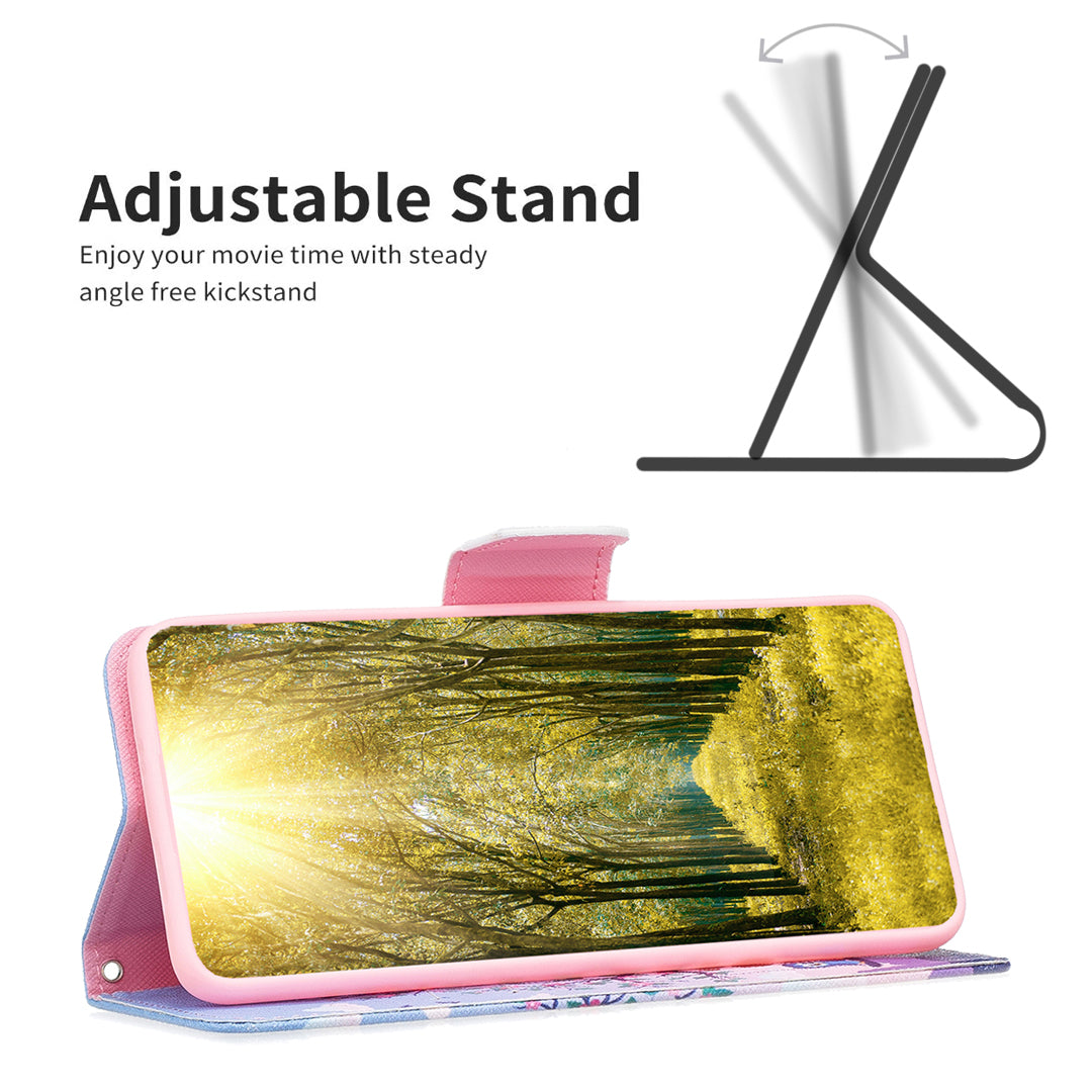 For Samsung Galaxy A15 4G Case Wallet PU Leather Pattern Printing Phone Cover