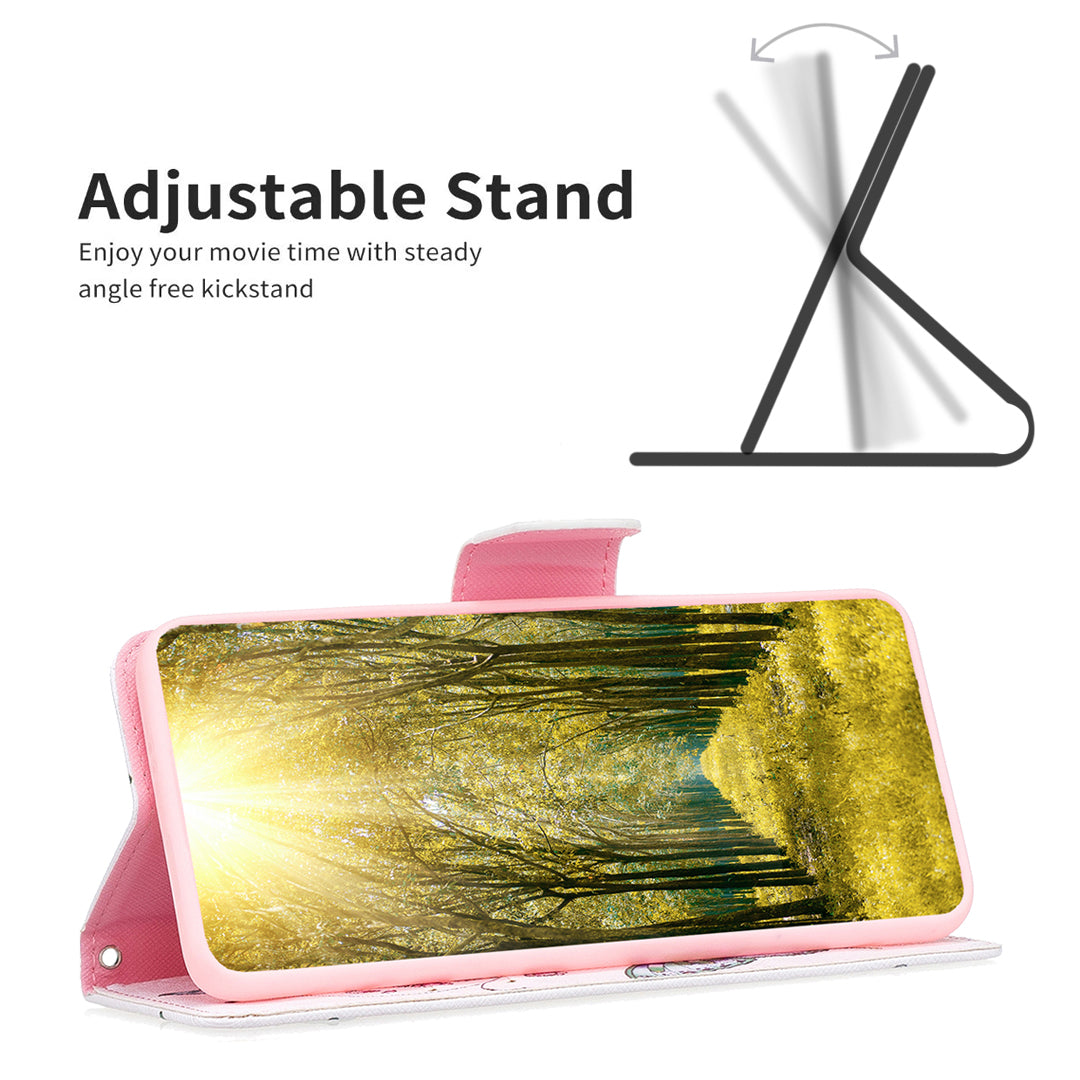 For Samsung Galaxy A15 4G Case Wallet PU Leather Pattern Printing Phone Cover