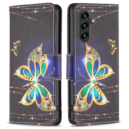 For Samsung Galaxy A15 4G Case Wallet PU Leather Pattern Printing Phone Cover