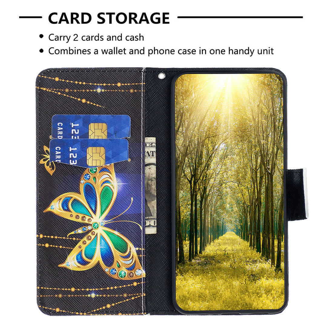 For Samsung Galaxy A15 4G Case Wallet PU Leather Pattern Printing Phone Cover