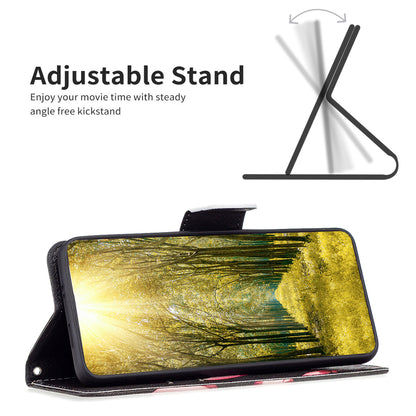 For Samsung Galaxy A15 4G Case Wallet PU Leather Pattern Printing Phone Cover