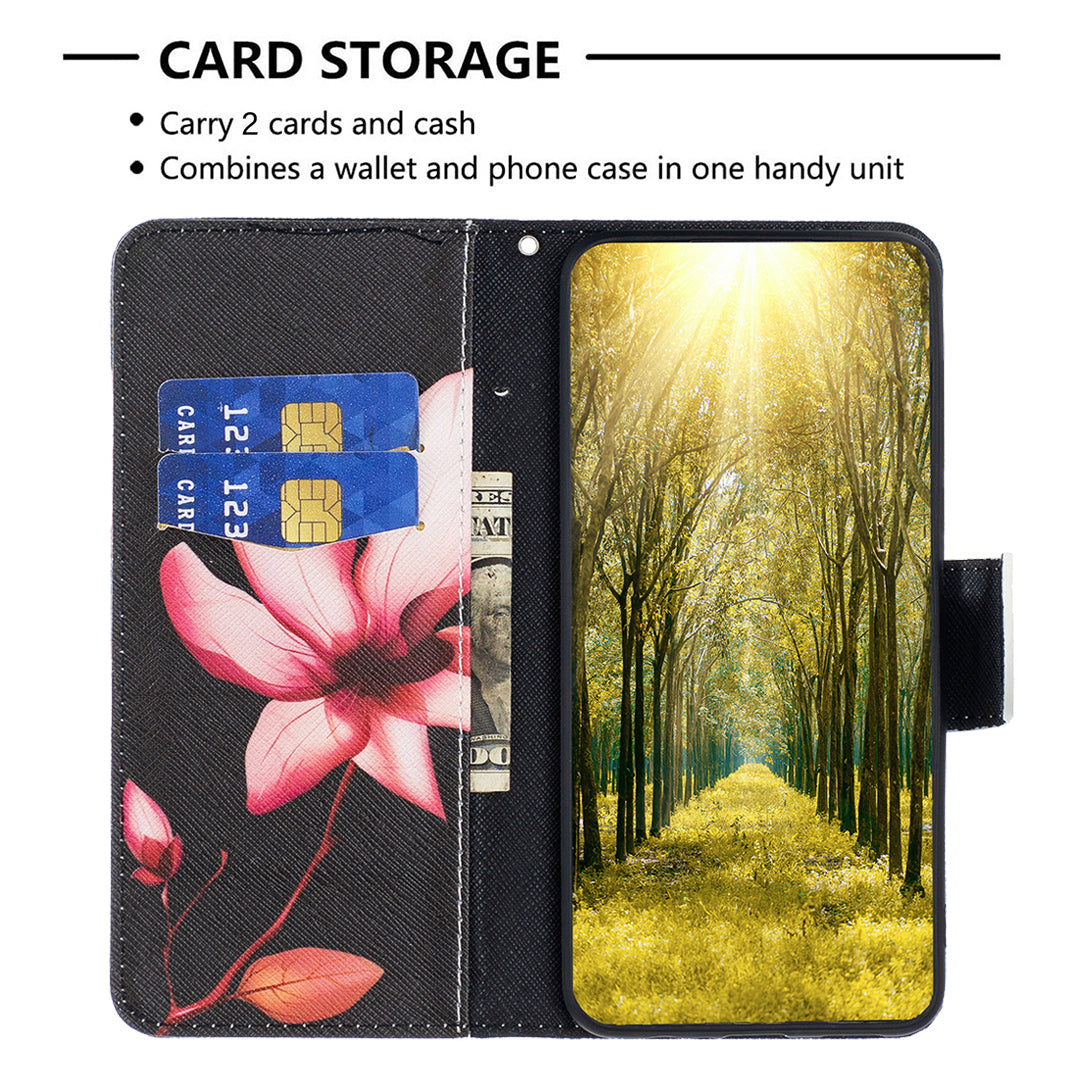 For Samsung Galaxy A15 4G Case Wallet PU Leather Pattern Printing Phone Cover