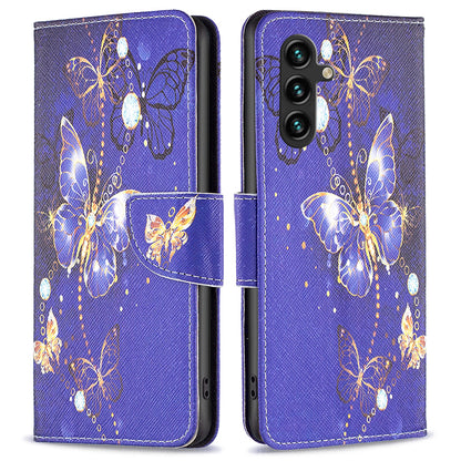 For Samsung Galaxy A15 4G Case Wallet PU Leather Pattern Printing Phone Cover
