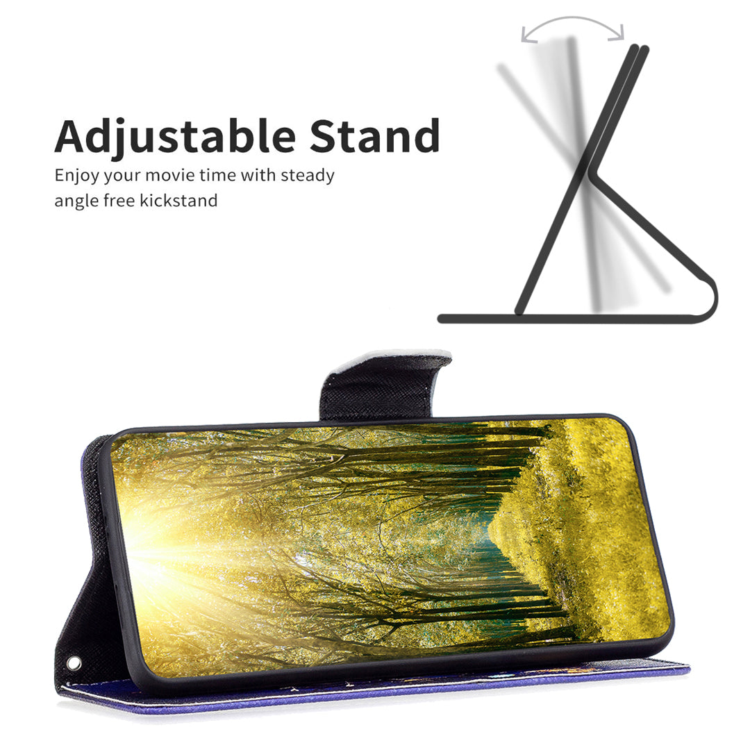 For Samsung Galaxy A15 4G Case Wallet PU Leather Pattern Printing Phone Cover