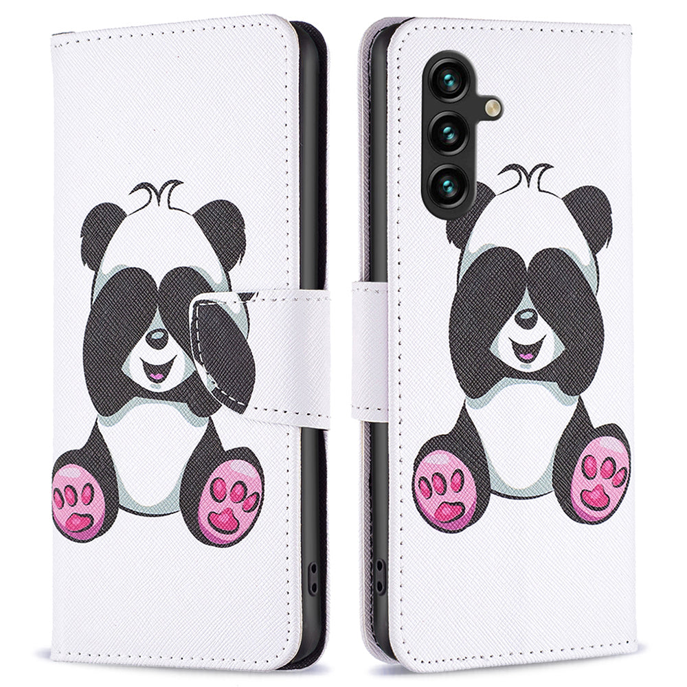 For Samsung Galaxy A15 4G Case Wallet PU Leather Pattern Printing Phone Cover