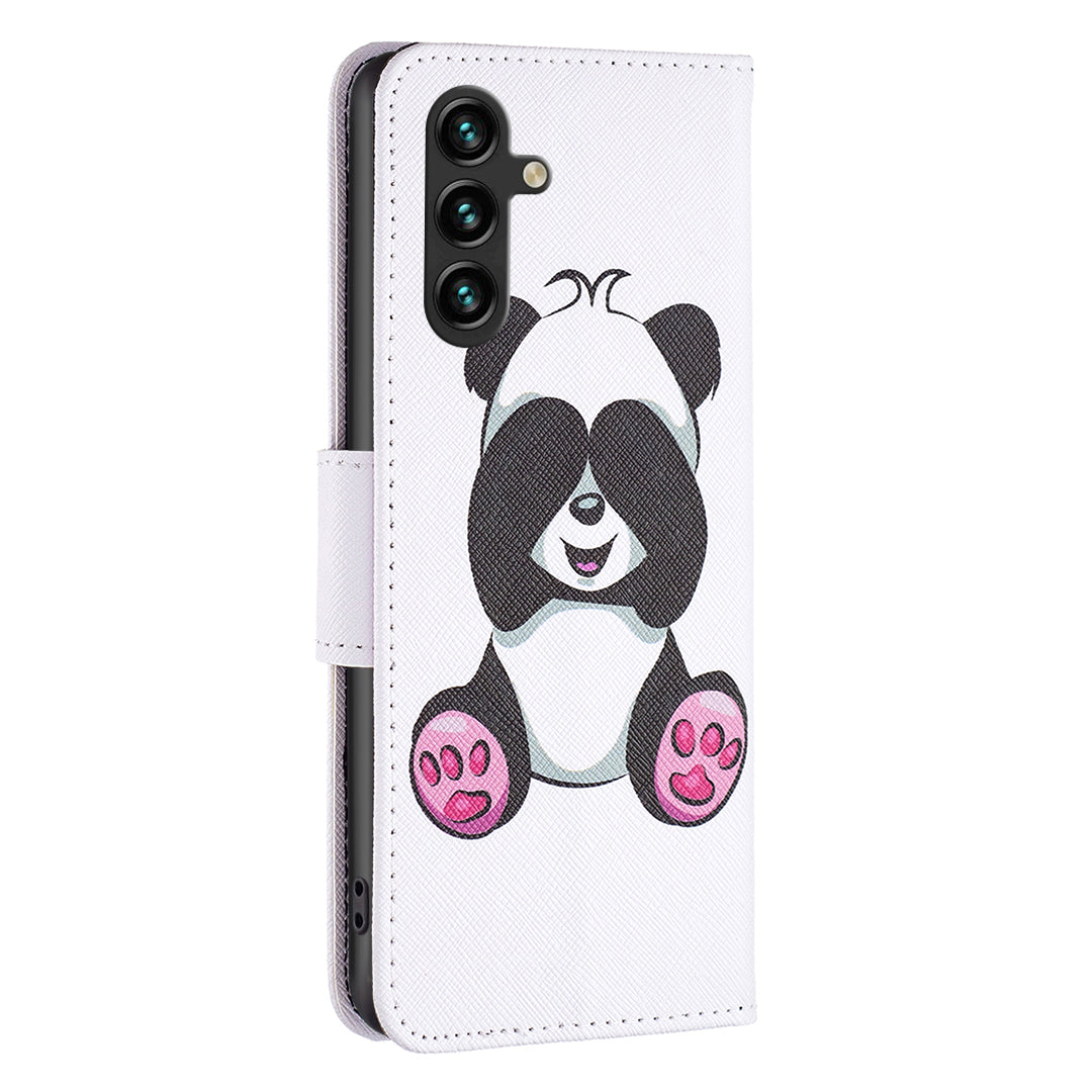 For Samsung Galaxy A15 4G Case Wallet PU Leather Pattern Printing Phone Cover