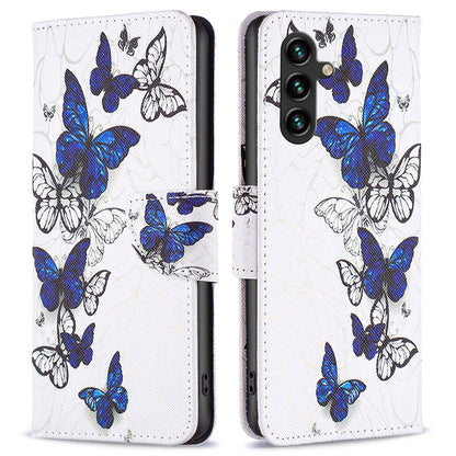 For Samsung Galaxy A15 4G Case Wallet PU Leather Pattern Printing Phone Cover