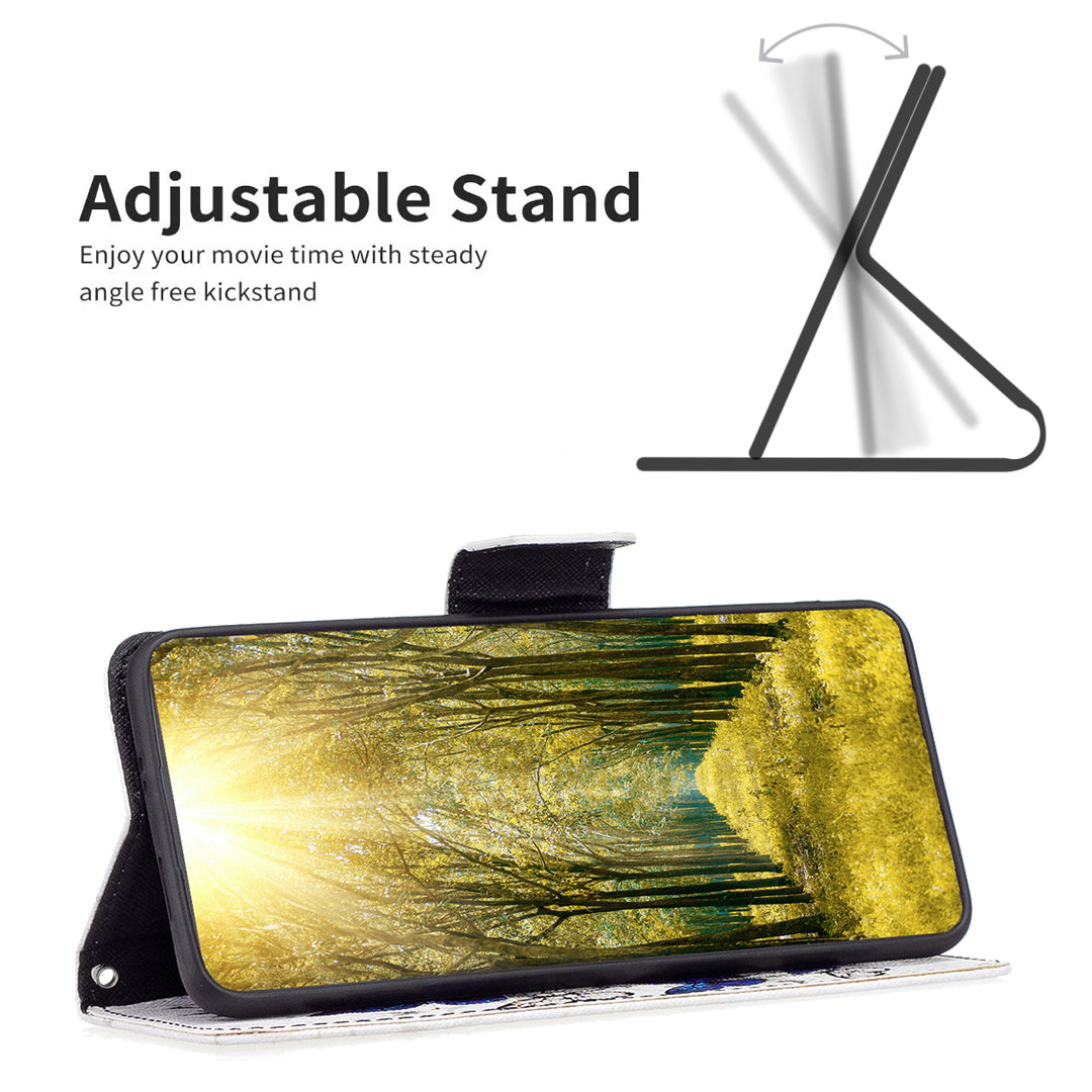 For Samsung Galaxy A15 4G Case Wallet PU Leather Pattern Printing Phone Cover