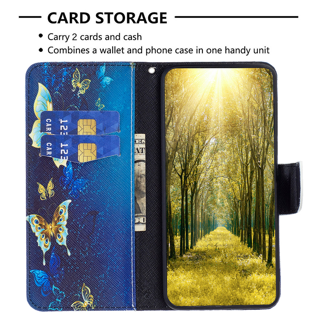 For Samsung Galaxy A15 4G Case Wallet PU Leather Pattern Printing Phone Cover