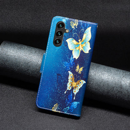 For Samsung Galaxy A15 4G Case Wallet PU Leather Pattern Printing Phone Cover
