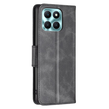 For Honor X6a 4G Case Textured PU Leather Stand Wallet Cell Phone Cover