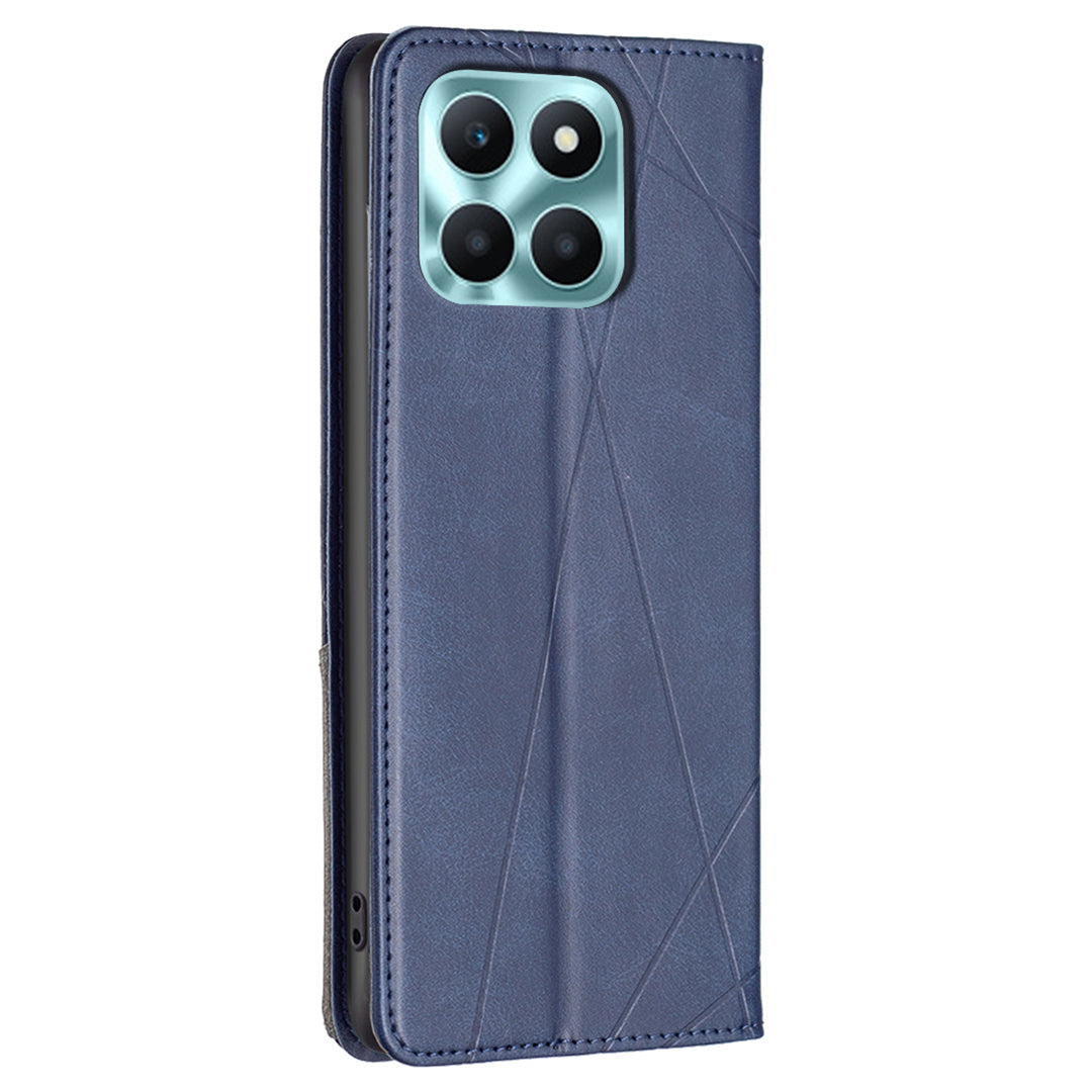 For Honor X6a 4G Leather Case Card Holder Phone Stand Protection Cover