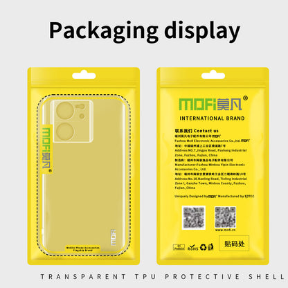 MOFI For Xiaomi 13T / 13T Pro / Redmi K60 Ultra Case HD Clear Phone Cover Soft TPU Mobile Phone Shell