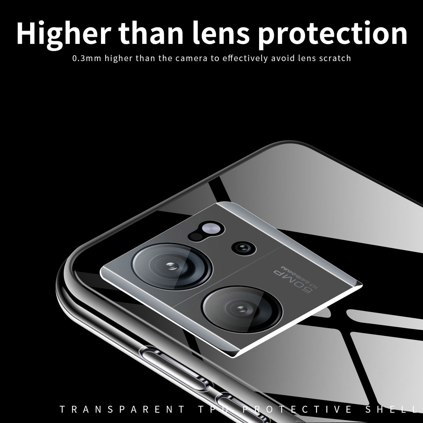 MOFI For Xiaomi 13T / 13T Pro / Redmi K60 Ultra Case HD Clear Phone Cover Soft TPU Mobile Phone Shell