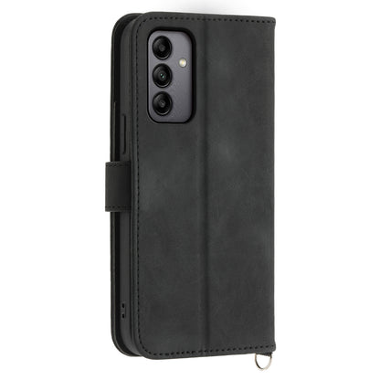 For Samsung Galaxy A05s 4G Leather Case Imprinted Stand Wallet Phone Cover with 2 Straps
