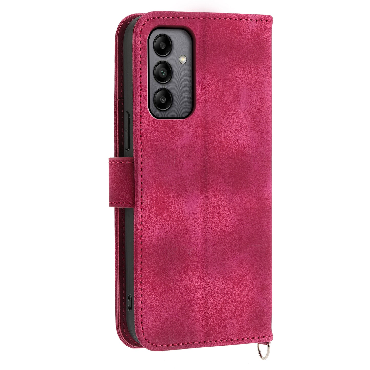 For Samsung Galaxy A05s 4G Leather Case Imprinted Stand Wallet Phone Cover with 2 Straps