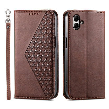 For Samsung Galaxy A05 4G Case Imprinted PU Leather Wallet Shockproof Phone Cover