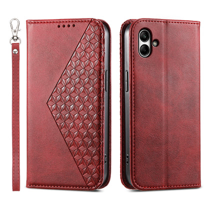 For Samsung Galaxy A05 4G Case Imprinted PU Leather Wallet Shockproof Phone Cover