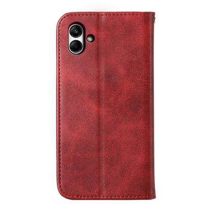 For Samsung Galaxy A05 4G Case Imprinted PU Leather Wallet Shockproof Phone Cover
