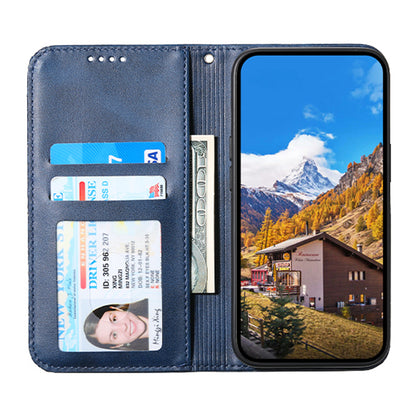 For Samsung Galaxy A05s 4G Case Imprinted Rhombus Pattern Wallet Stand Phone Cover