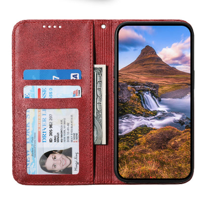 For Samsung Galaxy A05s 4G Case Imprinted Rhombus Pattern Wallet Stand Phone Cover