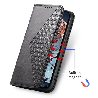 For Samsung Galaxy A05s 4G Case Imprinted Rhombus Pattern Wallet Stand Phone Cover