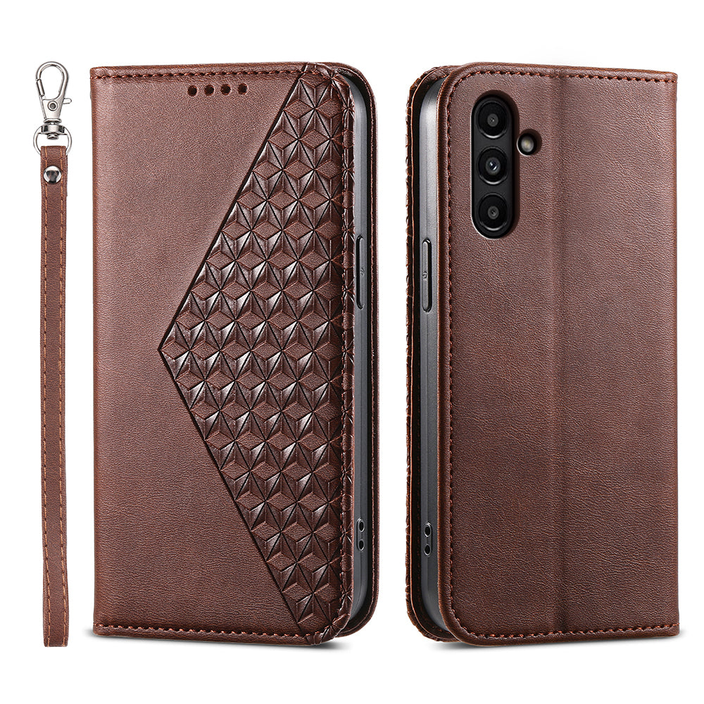 For Samsung Galaxy A15 4G Case Imprinted PU Leather Wallet Phone Cover