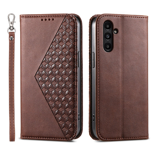 For Samsung Galaxy A15 4G Case Imprinted PU Leather Wallet Phone Cover