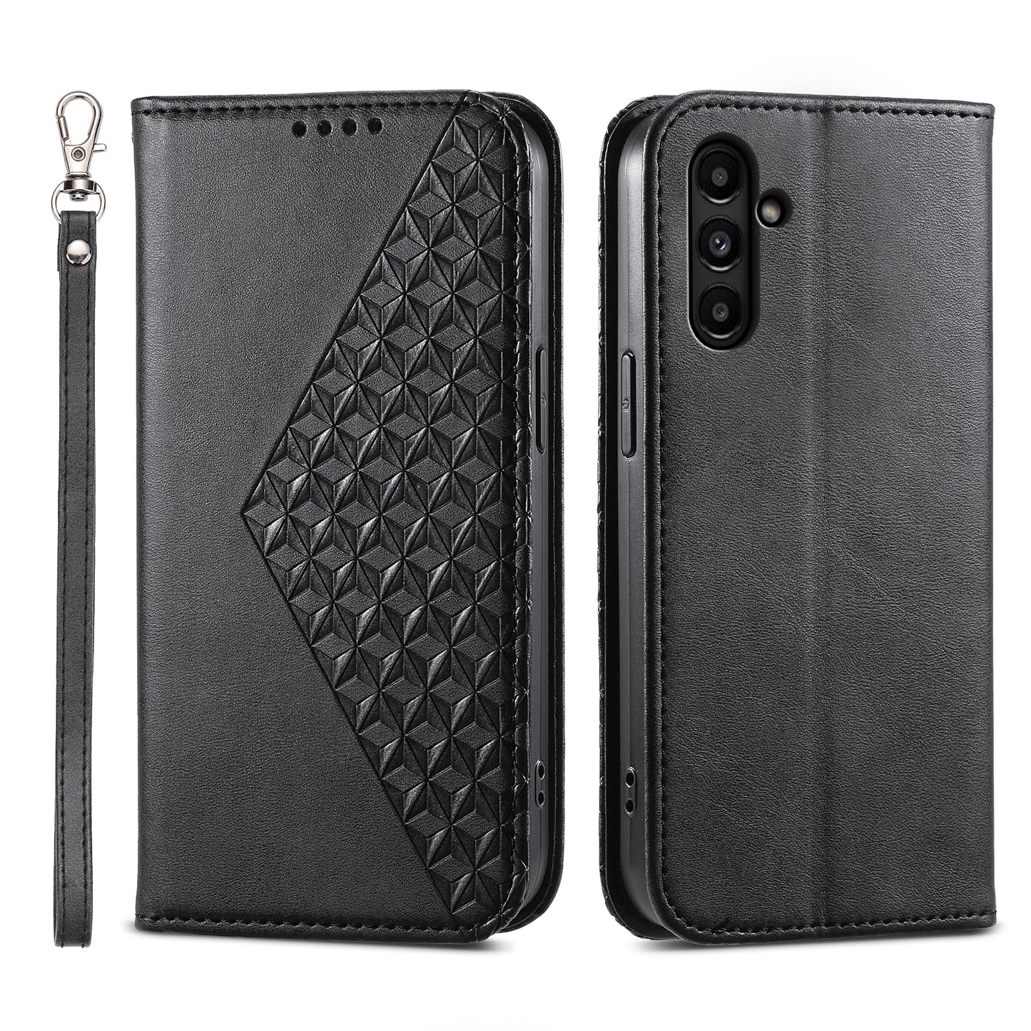 For Samsung Galaxy A15 4G Case Imprinted PU Leather Wallet Phone Cover