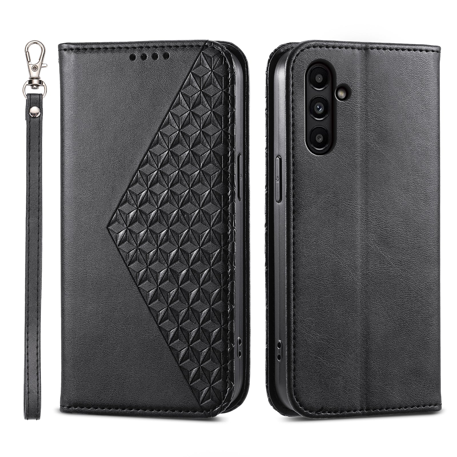 For Samsung Galaxy A15 4G Case Imprinted PU Leather Wallet Phone Cover