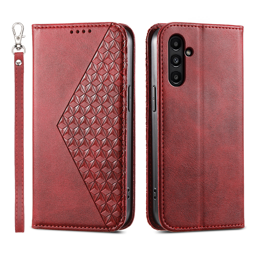 For Samsung Galaxy A15 4G Case Imprinted PU Leather Wallet Phone Cover