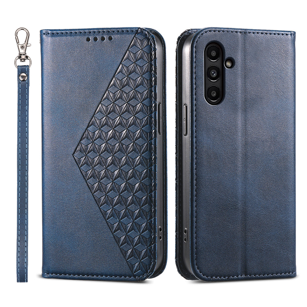 For Samsung Galaxy A15 4G Case Imprinted PU Leather Wallet Phone Cover