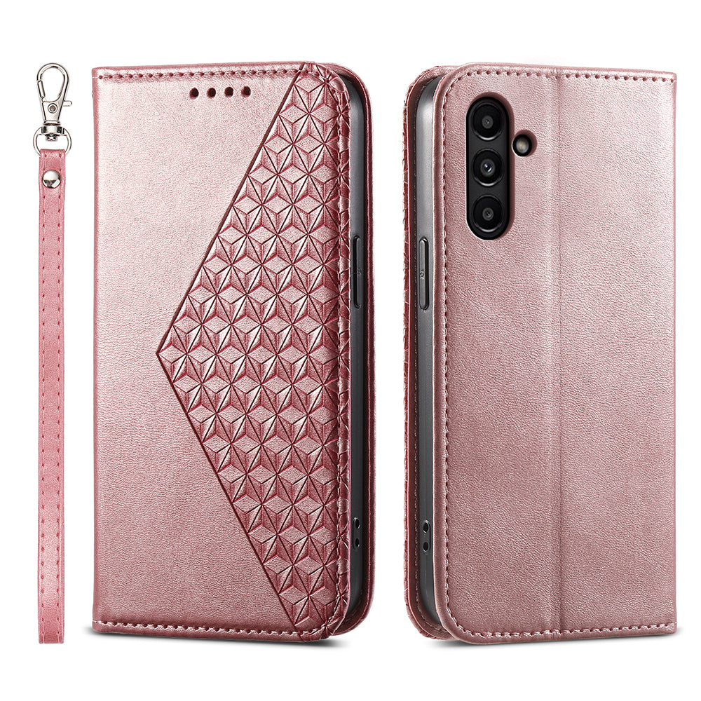 For Samsung Galaxy A15 4G Case Imprinted PU Leather Wallet Phone Cover