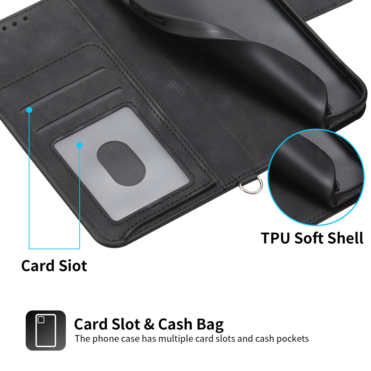 For Samsung Galaxy A15 4G Case Skin-touch Leather Phone Cover with Hand Strap + Shoulder Strap