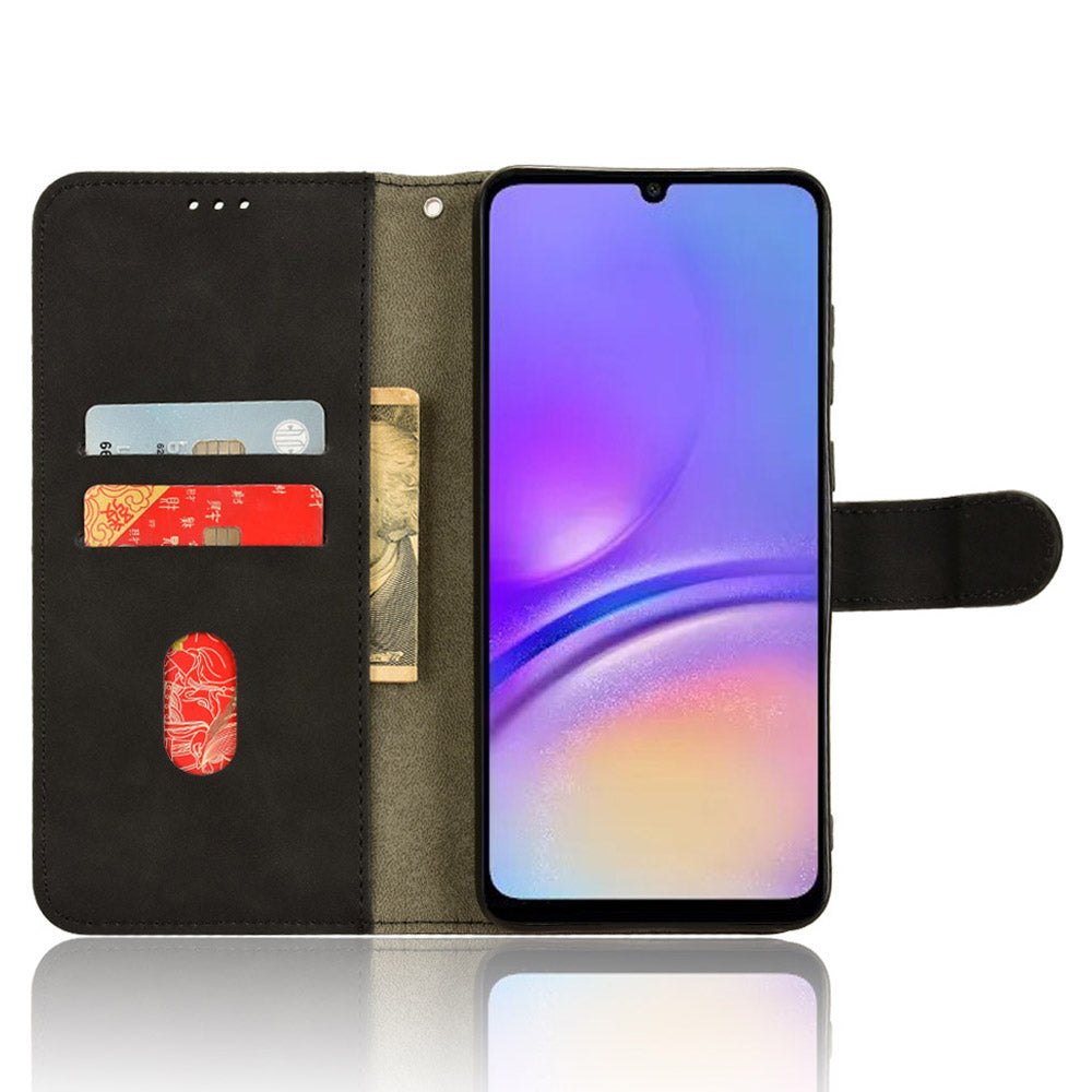 For Samsung Galaxy A05 4G Case Anti-drop Leather Phone Cover Wallet with Stand Function