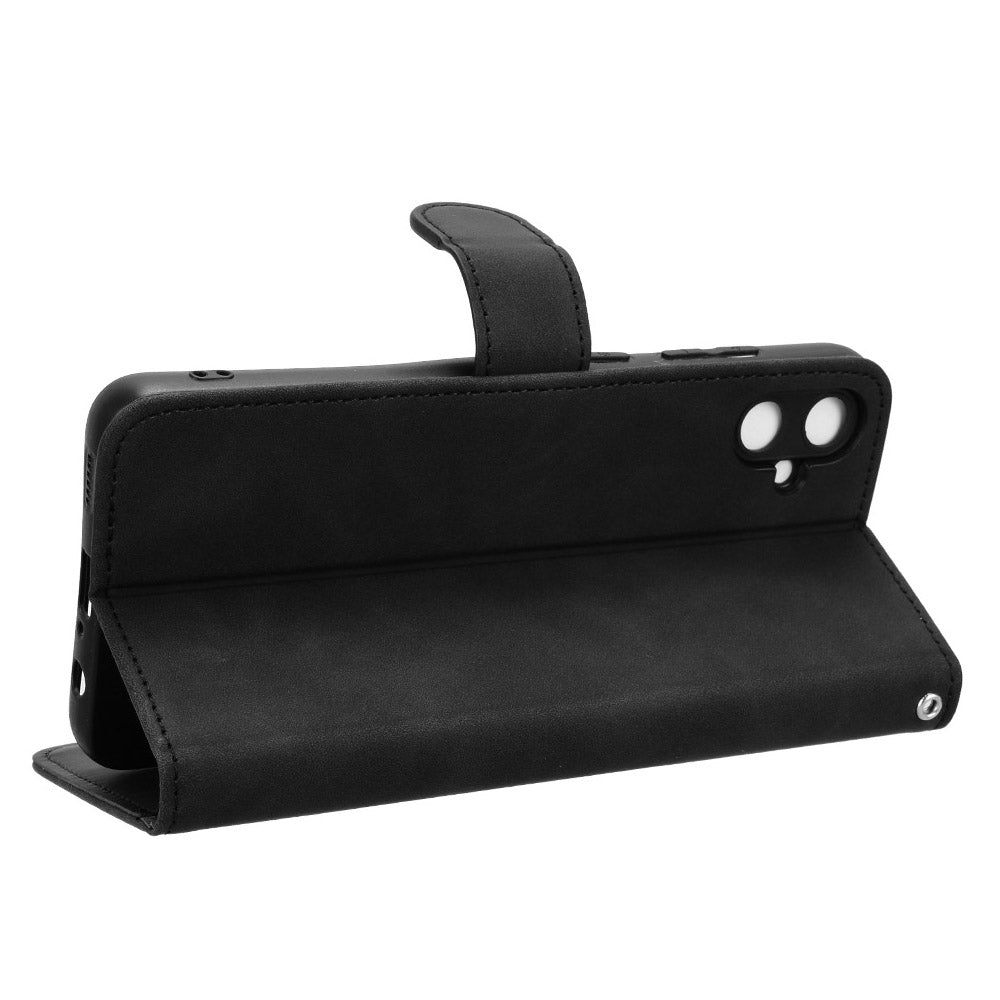 For Samsung Galaxy A05 4G Case Anti-drop Leather Phone Cover Wallet with Stand Function