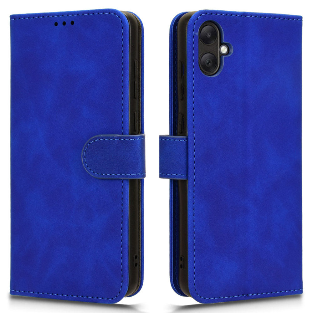 For Samsung Galaxy A05 4G Case Anti-drop Leather Phone Cover Wallet with Stand Function