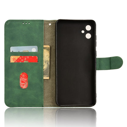 For Samsung Galaxy A05 4G Case Anti-drop Leather Phone Cover Wallet with Stand Function